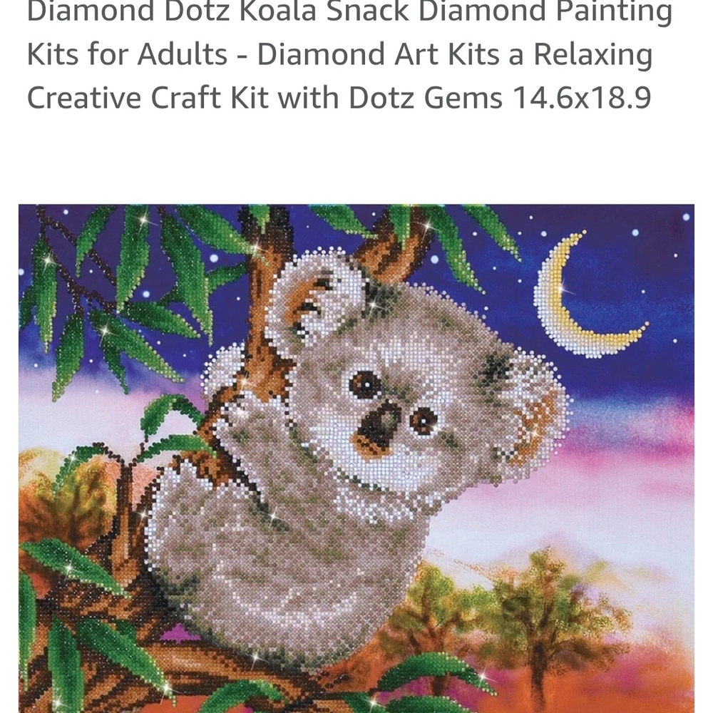 Diamond Supply Co. Koala Snack Diamond Painting Kit